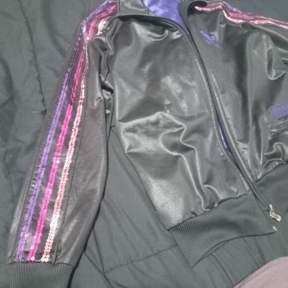 Rare ADIDAS! Chile62 late 90s/ Y2K SEQUINNED! Korn Style Jonathan Davis SUIT! - Picture 7 of 16